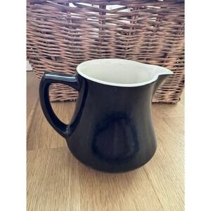 Hall Pitcher Antique Vintage Minimal Black White Cottage 625 Farm Farmhouse Deco